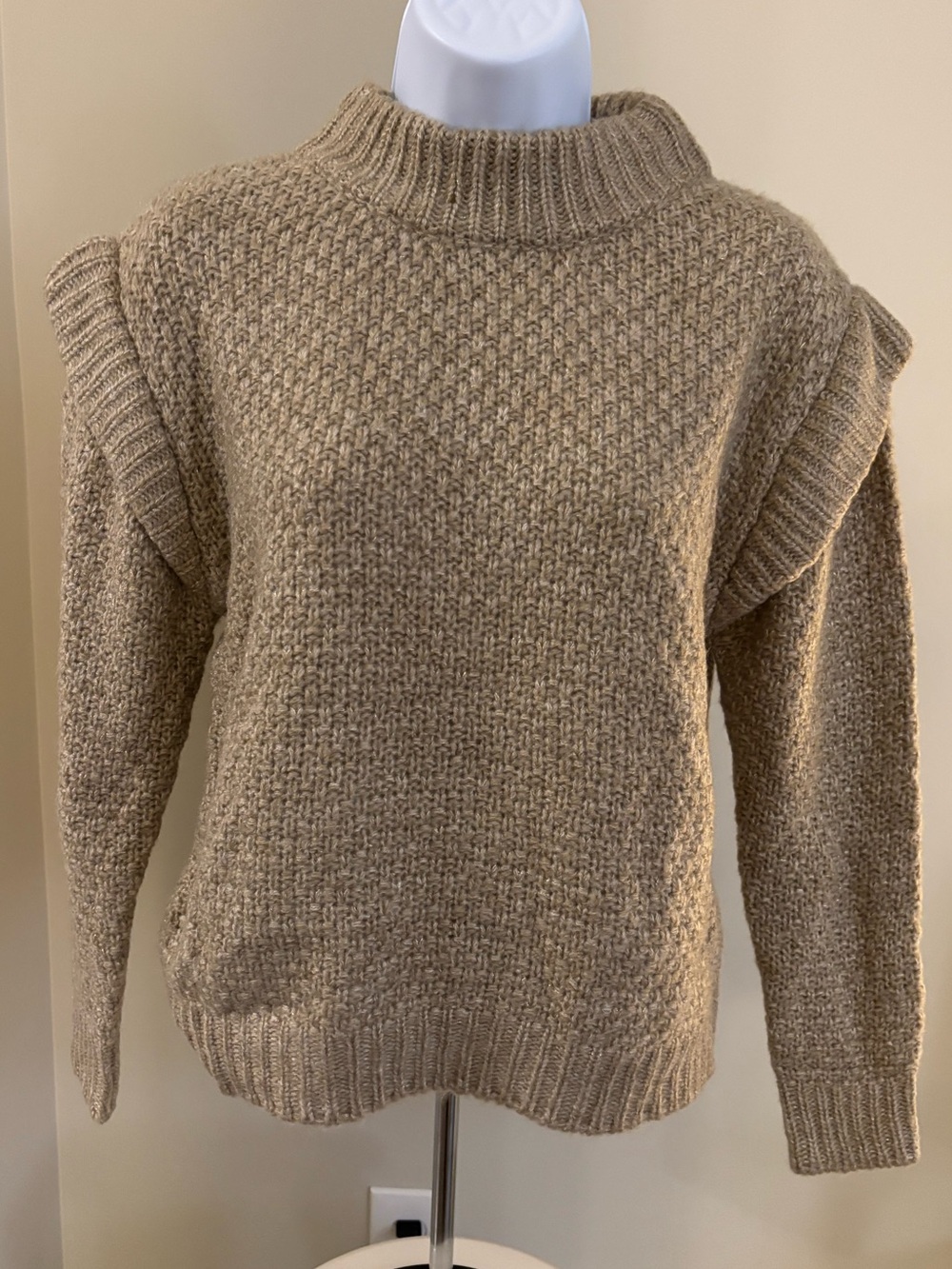 Mayoral Women's Taupe Mock Neck Sweater